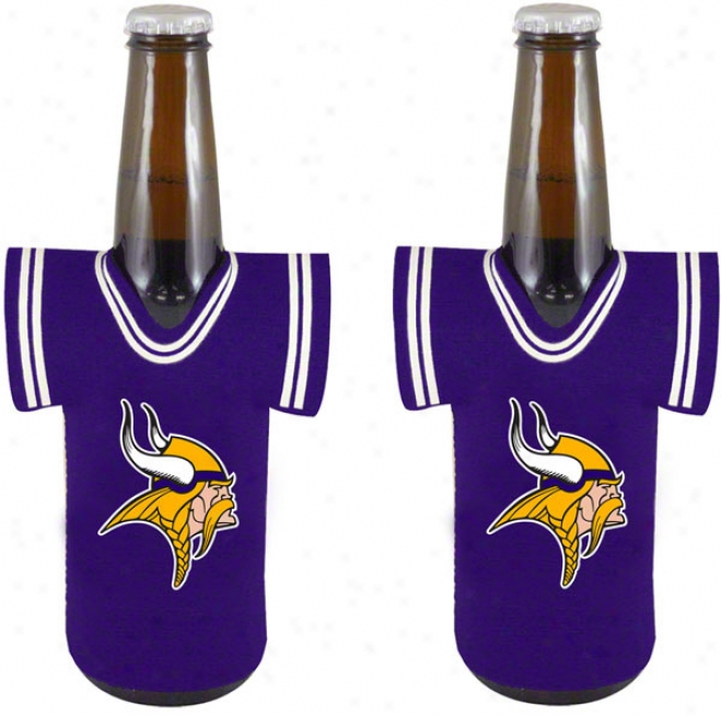 Minnesota Vikings Bottle Jersey Koozie 2-pack