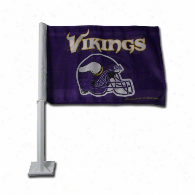 Minnesota Vikings Car Flag