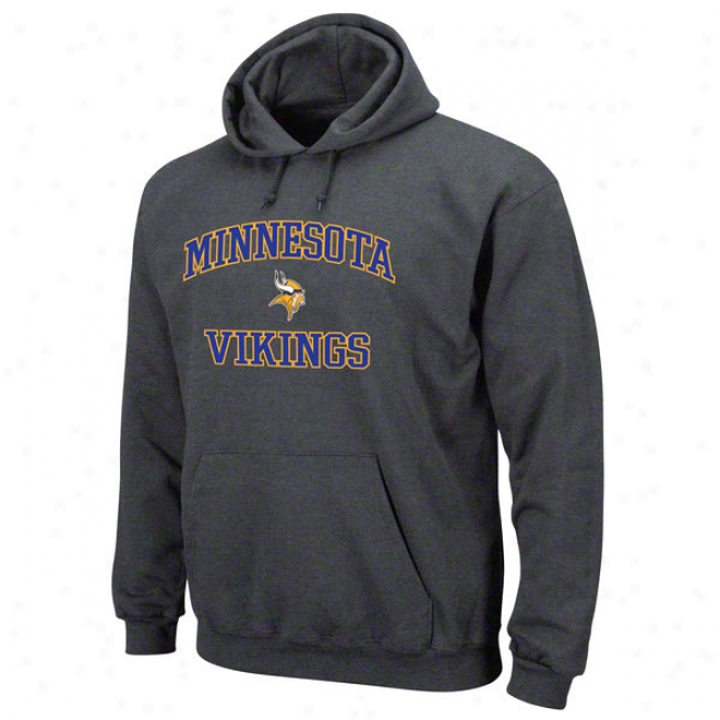 Minnesota Vikings Charcoal Heart And Individual Ii Hodod Sweatshirt