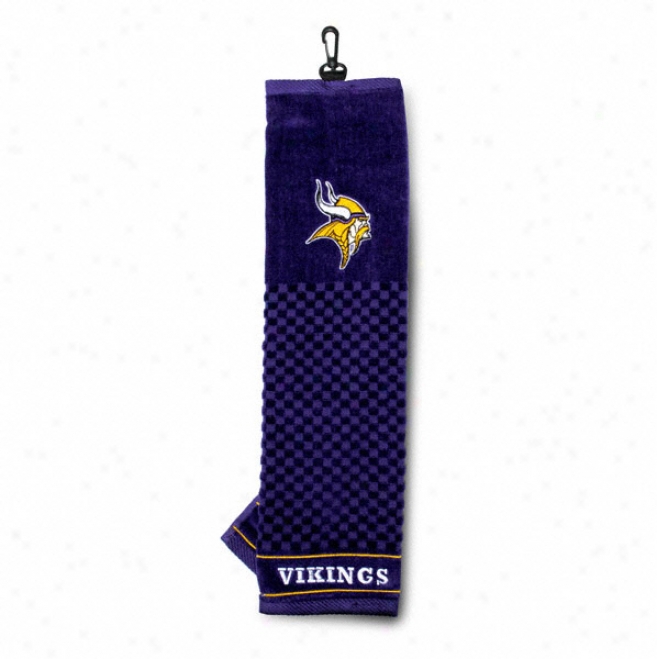 Minnesota Vikings Embroidered Golf Towel