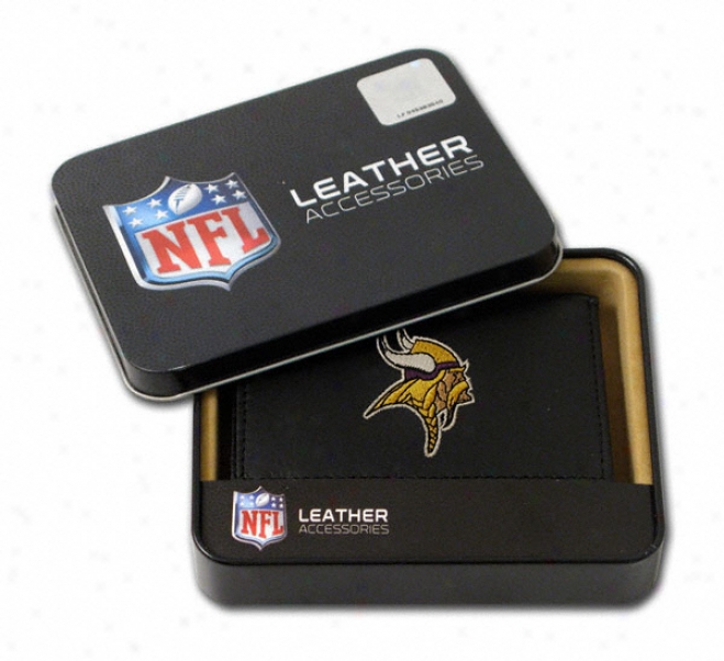 Minnesota Vikings Embroidered Trifold Wallet