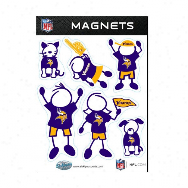 Minnesota Vikings Family Magnets