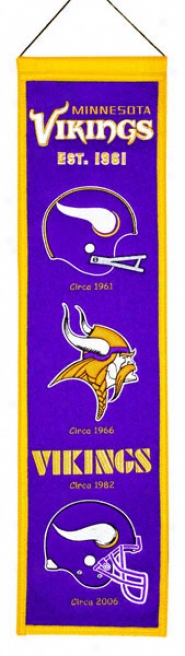 Minnesota Vikings Heritage Banner