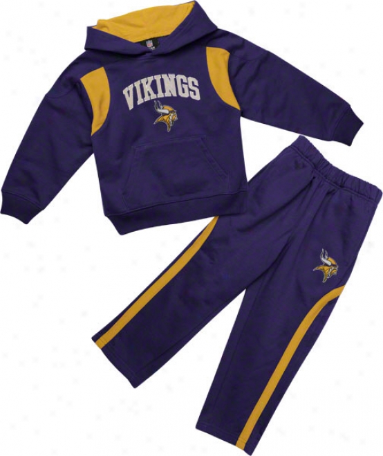 Minnesota Vikings Infant Pullover Hoodie And Pant Set