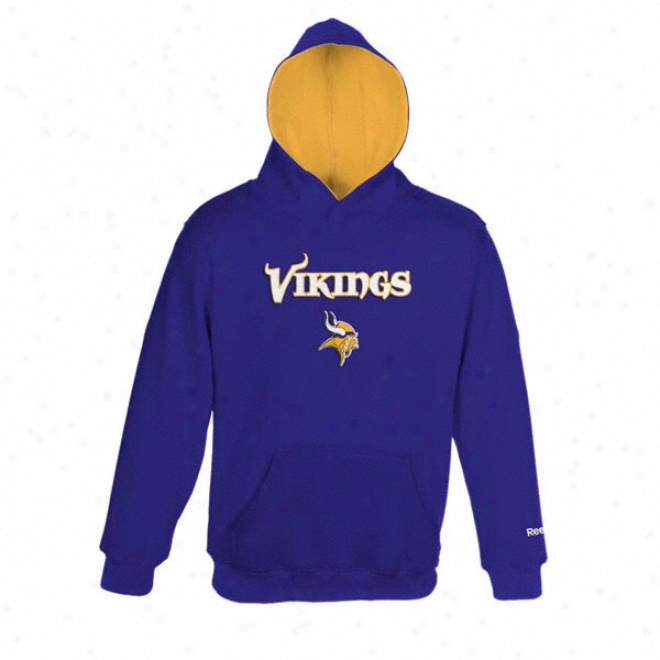 Minnesota Vikings Kids (4-7) Sportsman Fleece Hooded Sweatshirt