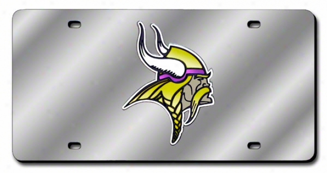 Minnesota Vikings License Plate Laser Tag