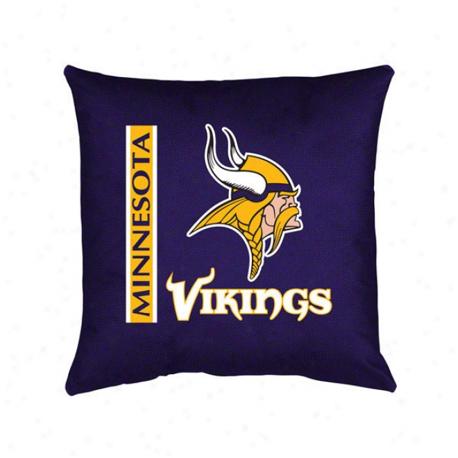 Minnesota Vikings Locker Room Pillow