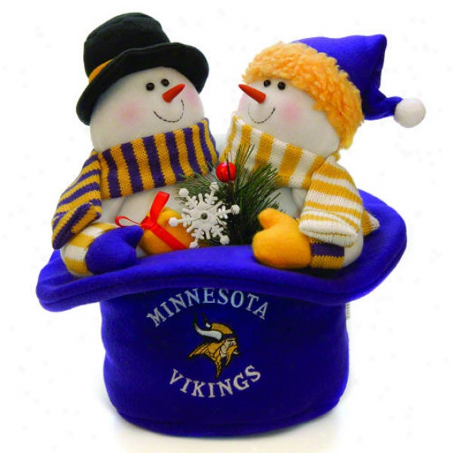 Minnesota Vikings Plush Snosman Top Hat