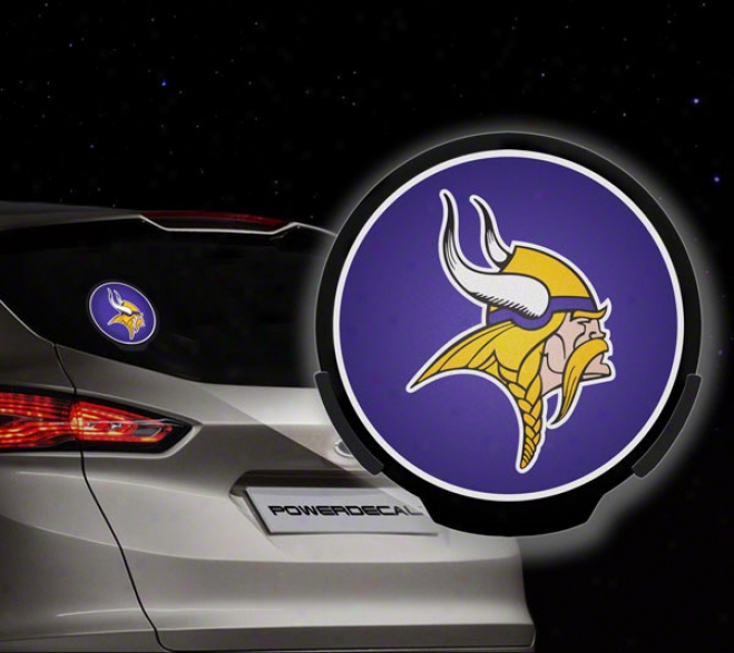 Minnesota Vikings Power Decal: Light Up Decal