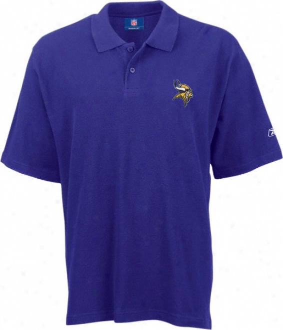 Minnesota Vikings Purple Ra Polo