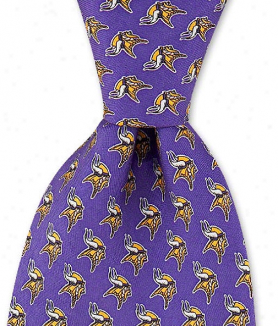 Minnesota Vikings Purple Tie By Vineyard Vines