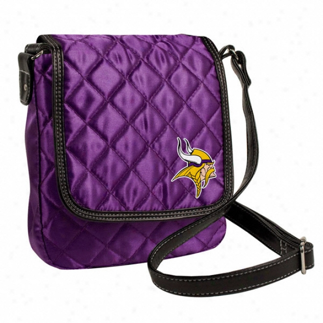Minnesota Vikings Quilted Purse
