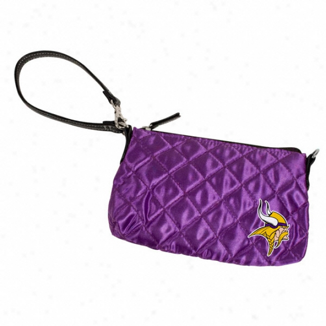 Minnesota Vikings Quilted Wristlet