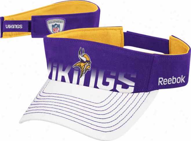 Minnesota Vikings Reebok 2010 Adjustable Sideline Visor