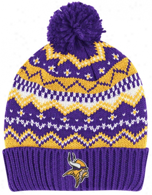Minnesota Vikimgs Reebok True Colors Cuffed Knit Hat