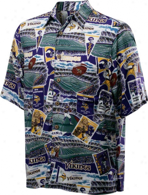 Minnesota Vikings Reyn Spooner Hawaiian Shirt