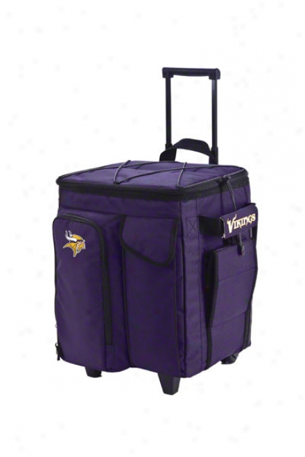 Minnesota Vikings Rolling Tailgate Cooler