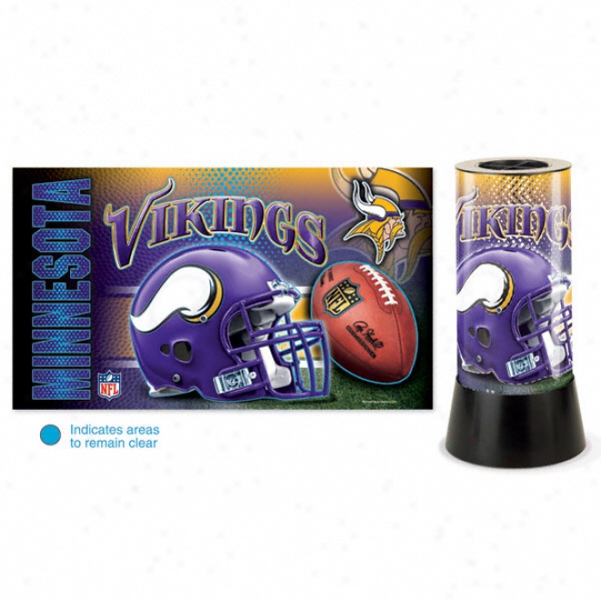 Minnesota Vikings Rotating Lamp