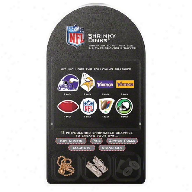 Minnesota Vikings Shrinky Dinks