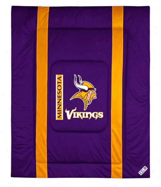 Minnesota Vikings Sideline Full/queen Comforter