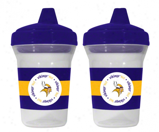 Minnesota Vikings Sippy Cup 2-pack