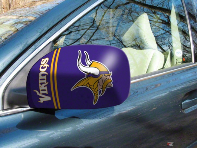 Minnesota Vikings Small Car Mirror Covers