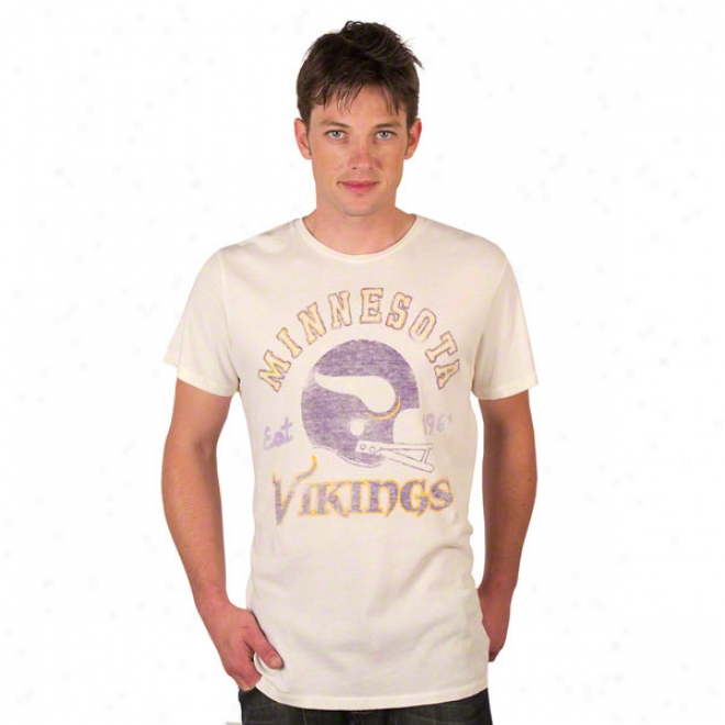 Minnesota Vikings Solid Vintage T-shirt