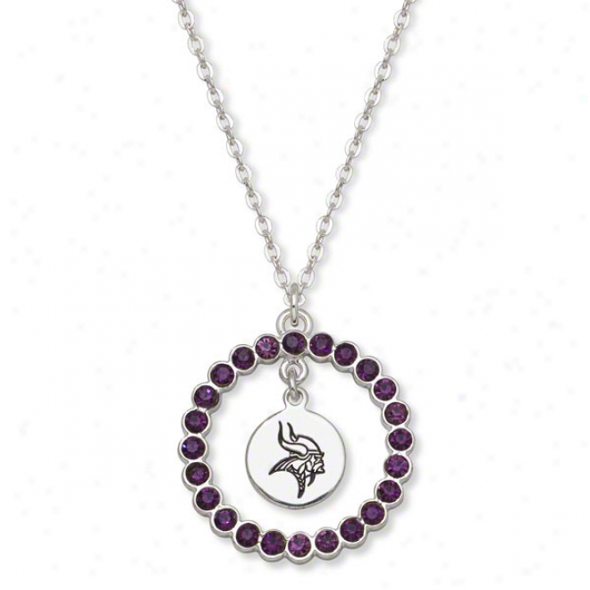 Minnesota Vikings Spirit Crystal Necklace