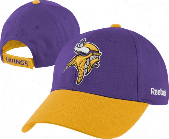 Minnesota Vikings Toddler Colorblock Adjustable Hat