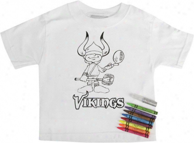 Minnesota Vikings Toddler Magicrayon Coloring Tee Shirt Set