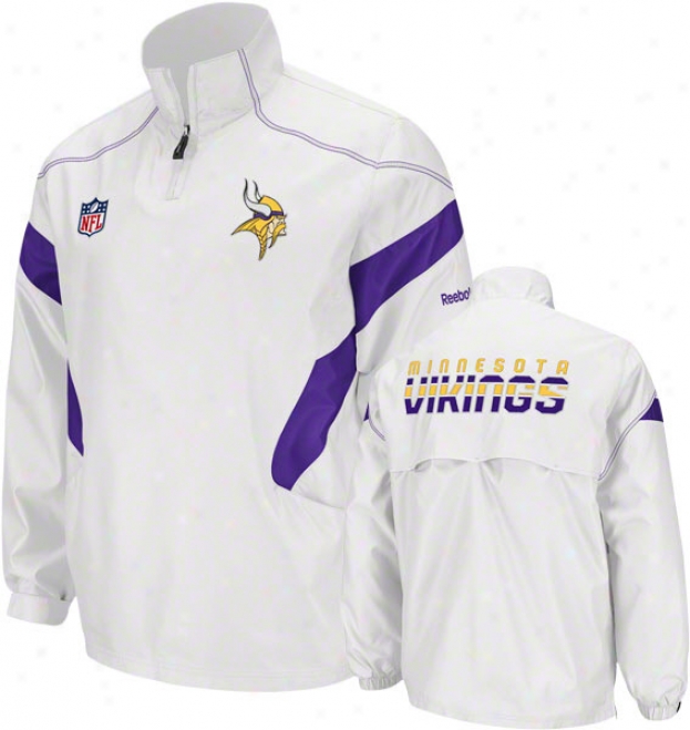 Minnesota Vikings White 2011 Sideline Momentum Hot Jacket