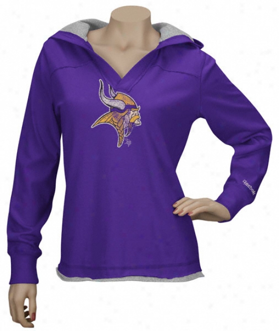 Minnesota Vikings Women's Classics Hooded Long Sleeve T-shirt