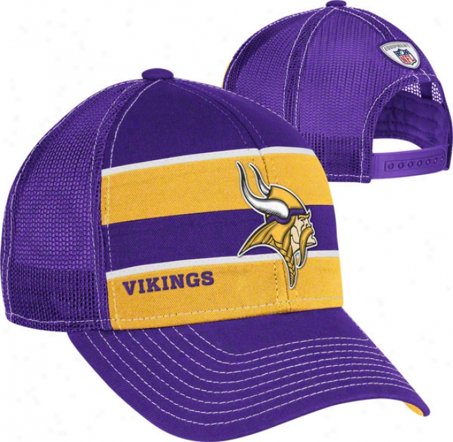 Minnesota Vikings Women's Hat: 2011 Actor Hook Trucker Adjustable Hat