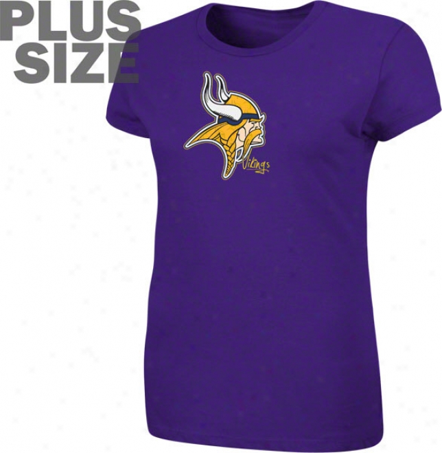 Minnesota Vikings Women's Plus Size Game Tradition Ii T-shirt