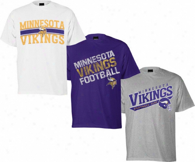 Minnesota Vikings Youth 3 Tee Combo Pack