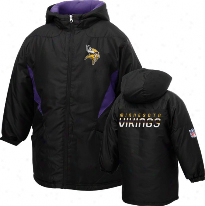 Minnesota Vikings Juvenility Sideline Momentum Mid-weihht Jacket