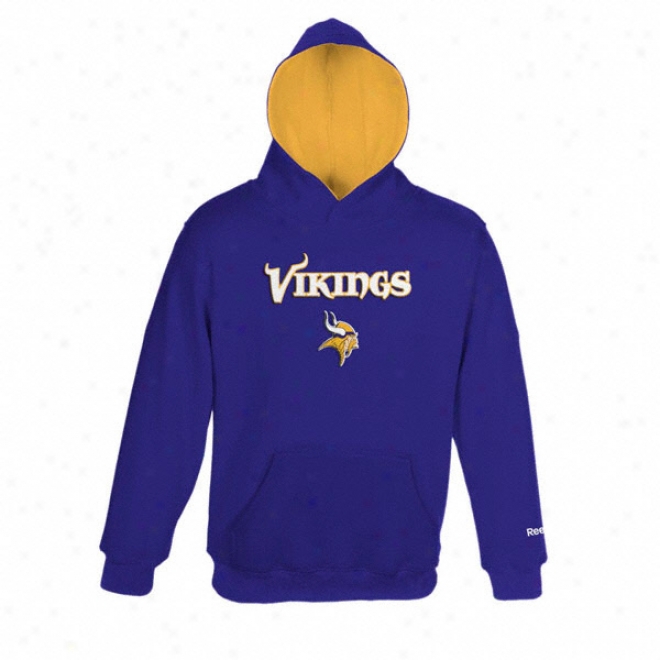 Minnesota Vikings Youth Sportsman Fleece Hooded Sweatshirt