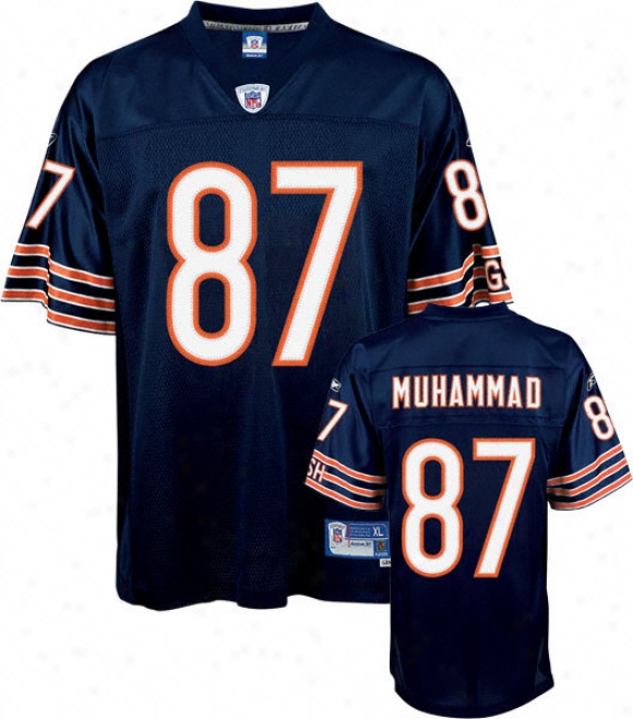 Muhsin Muhammad Reebok Nfl Navy Premier Chicago Bears Jersey