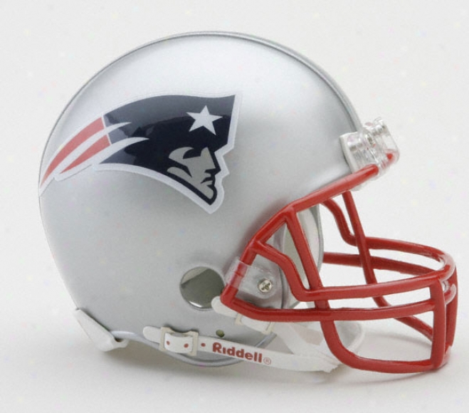 New England Nfl Patriots Riddell Mini Helmet