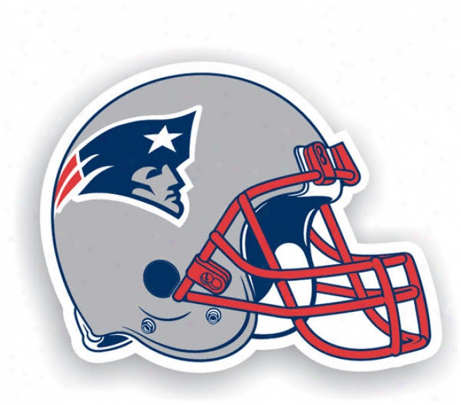 New Englan dPatriots 12&quot Vinyl Magnet - Set Of 2