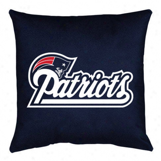 New England Patriots 17&quotx17&quot Locker Room Decorative Pillow