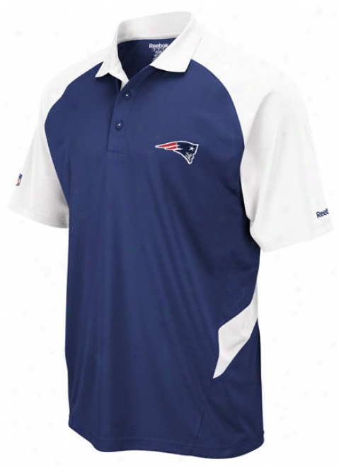 New Enfland Patriots 2010 Navy Sideline Statement Polo Shirt