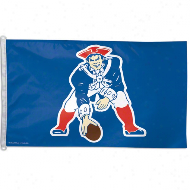 New England Patriots 3x5 Throwback Flag