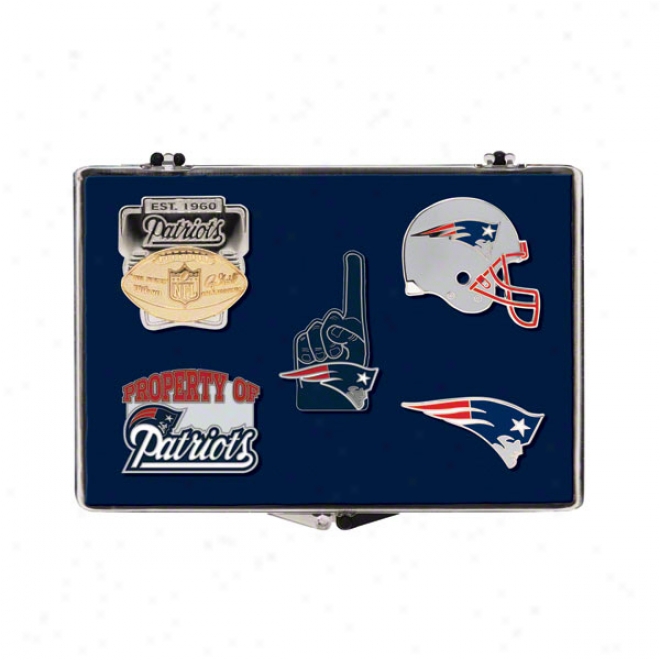 New England Patriots 5-pin Set