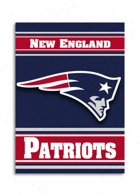 New England Patriots Double Sided 28x40 Banner