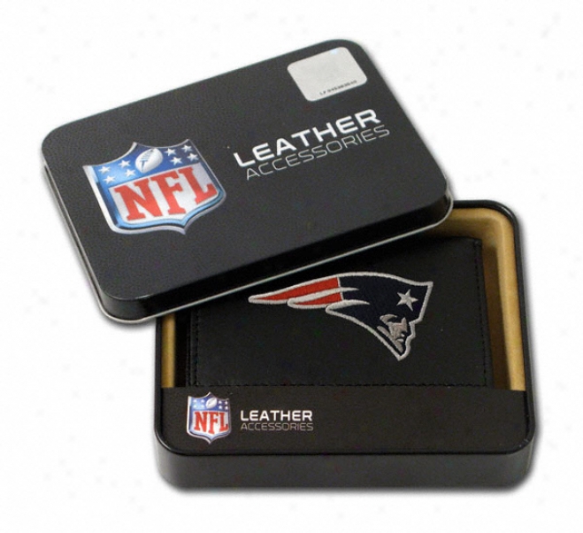 New England Patriots Embroidered Trifold Wallet