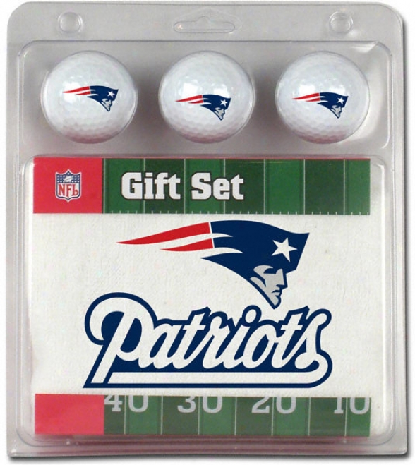 New England Patriots Golfers Gift Box Set