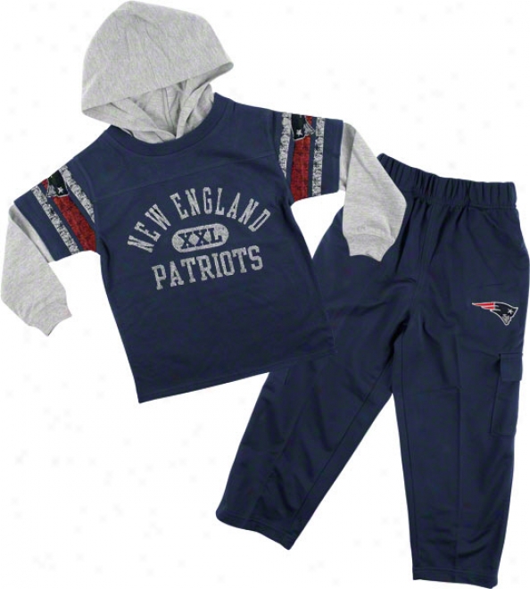 New England Patriots Infan tFaux Layered Jersey And Pant Set