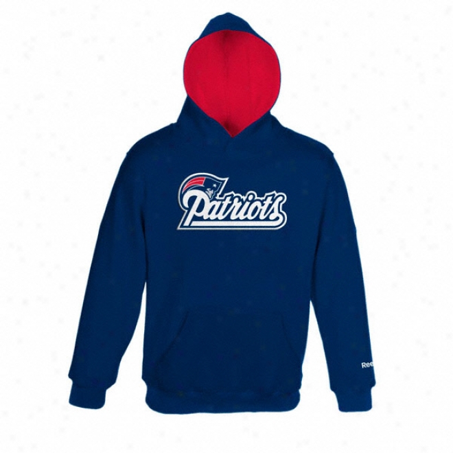 New England Patriots Kids (4-) Sportsman Fleece Hoodwd Sweatshirt