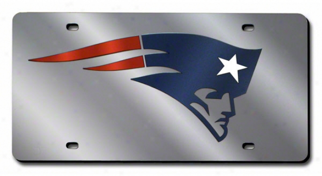 New England Patriots License Plate Laser Tag